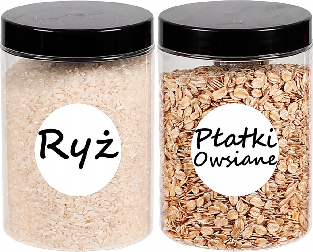 Műanyag Ételtároló Edény 1L 2 Db Címkék