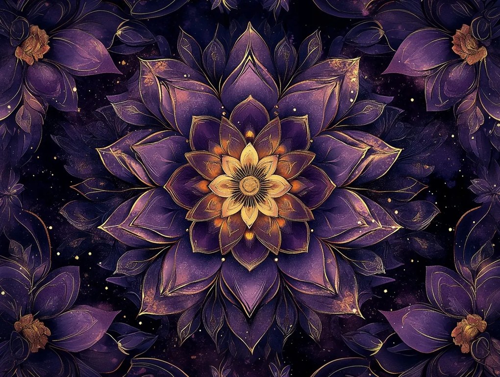 Vászonkép Canvas Mandala Harmónia Zen Meditáció Energia Virág 80x60