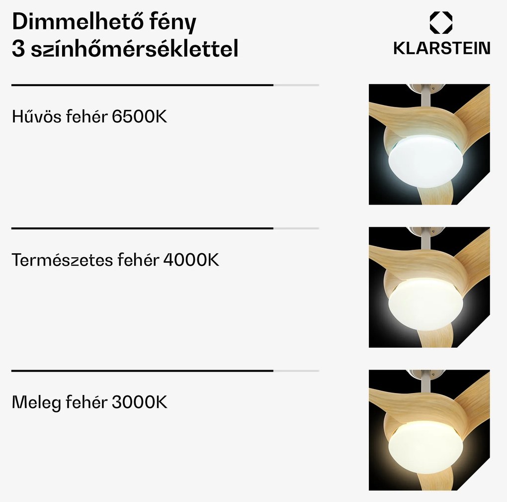 Monteverde mennyezeti ventilátor állítható fényerővel