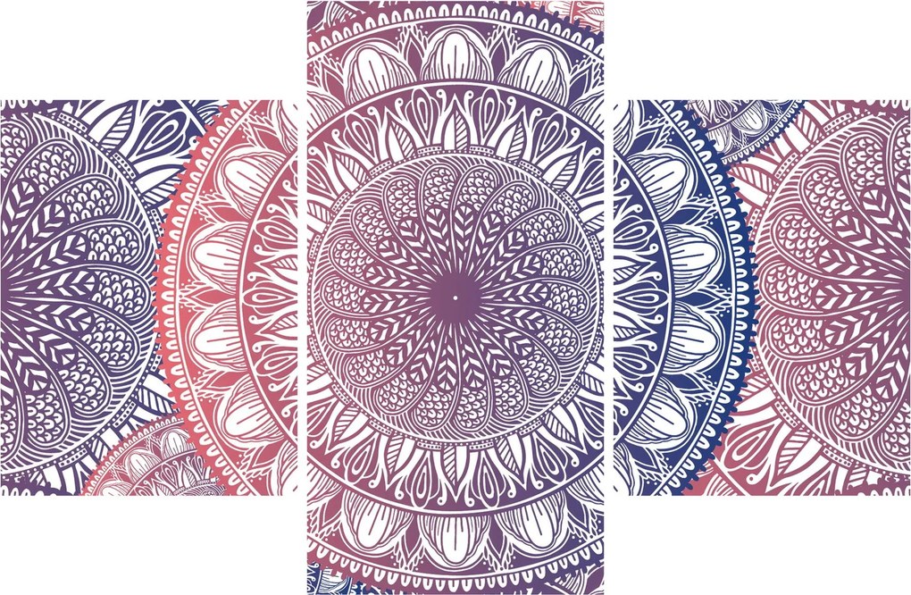 Mandala kép (90x60 cm)