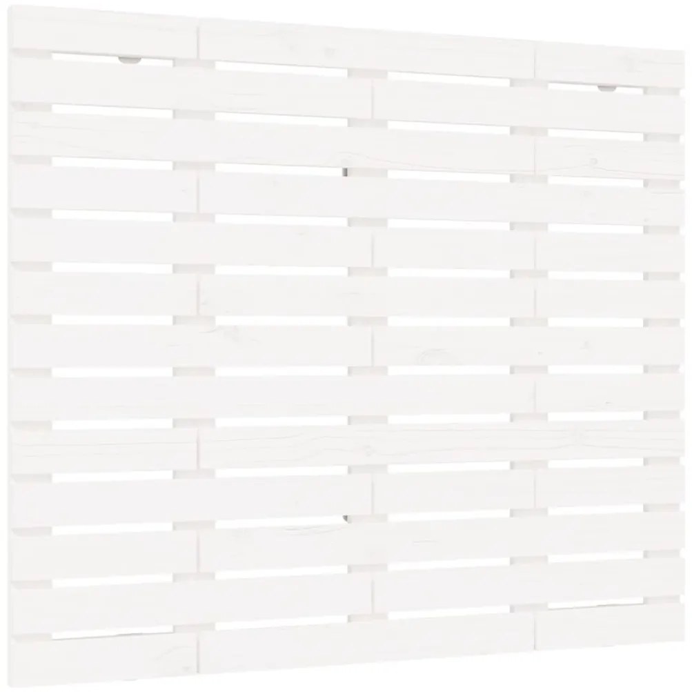 fehér tömör fenyőfa fali fejtámla 96 x 3 x 91,5 cm
