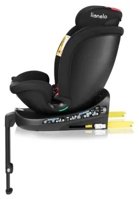 Lionelo - i-Size autósülés 40-150 cm, forgatható alap, fekete/piros