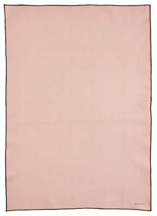 Organic rózsaszín pamut konyharuha, 80 x 55 cm - Södahl