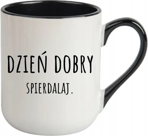 Bögre Fehér, Fekete Cofee Vicces Ajándék Jó Reggelt