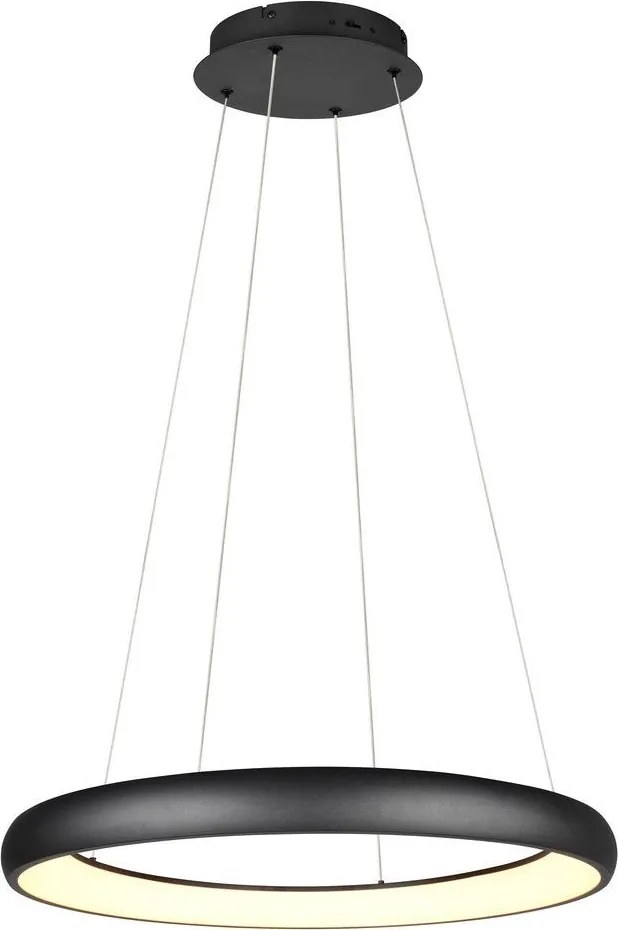 TRIO 349617532 CARDONA Modern Led Függesztett Lámpa Fekete LED IP20