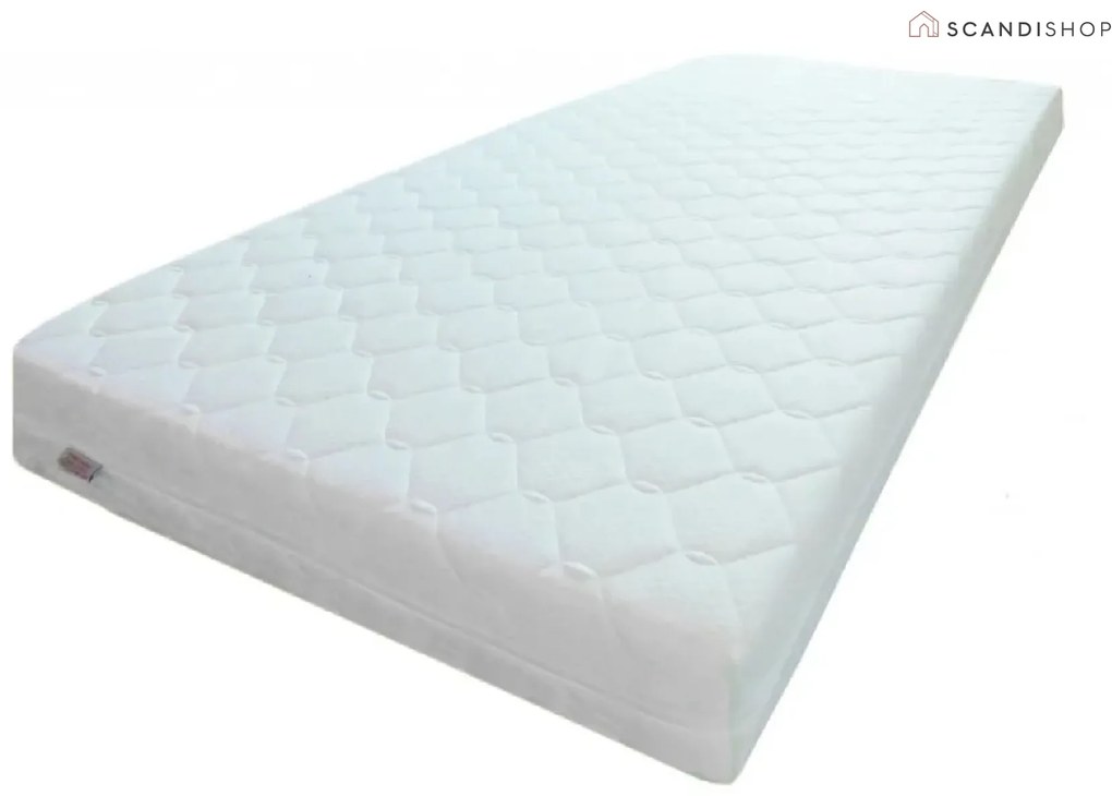 Hab matrac DELUXE  90 x 200 cm Matracvédő: Matracvédővel