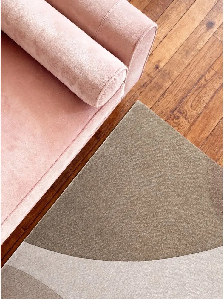 Bézs kézi szövésű gyapjú szőnyeg 160x230 cm Hackney Clarissa – Ted Baker