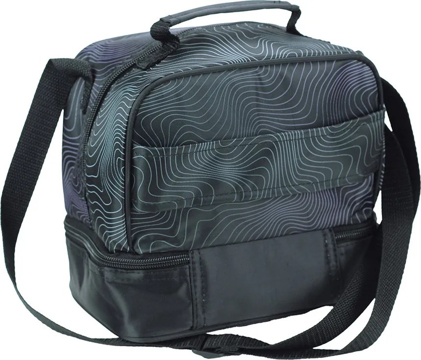 K-pop Démonvadászok Black thermo uzsonnás táska 21 cm