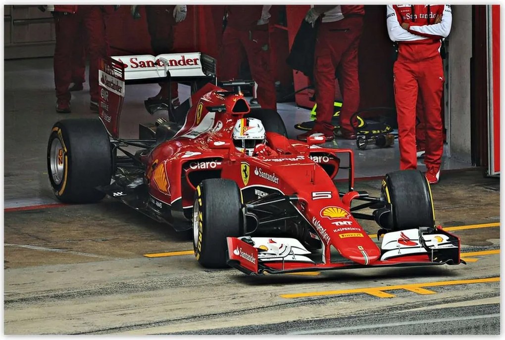 Poszterek 120x80 Sebastian Vettel F1 Bolid