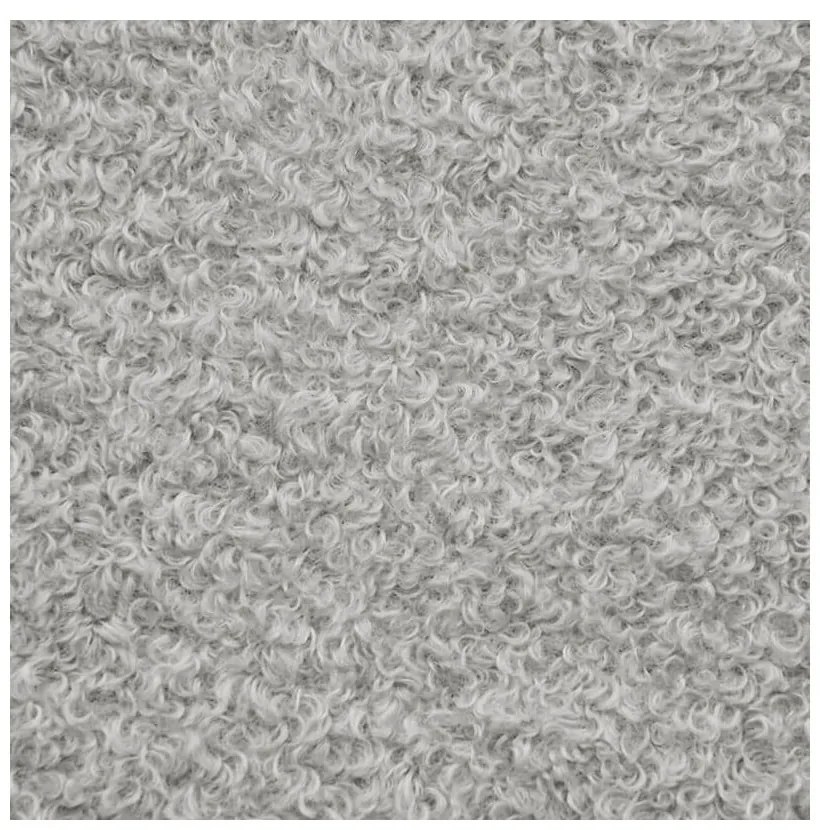 Világosszürke buklé babzsákfotel Sofa Tube 160 – SLOWDOWN