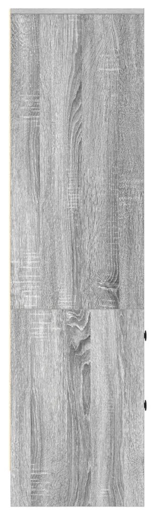 Magasfiú fiókkal Szürke sonoma 45.5 x 34 x 127 cm Faanyag