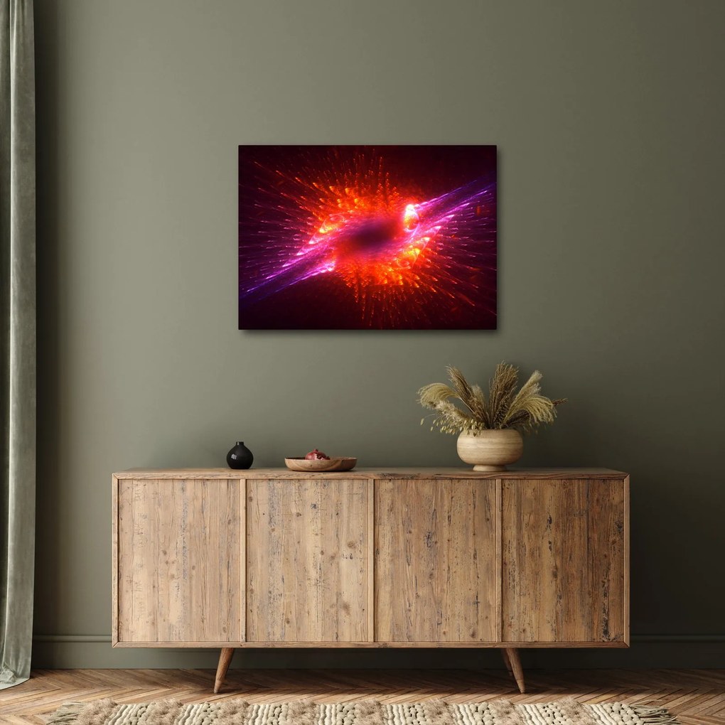 Modern tüskés absztrakció képe (70x50 cm)