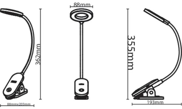 Philips - LED Dimmelhető lámpa csipeszes FORYS LED/5W/5V CRI 90