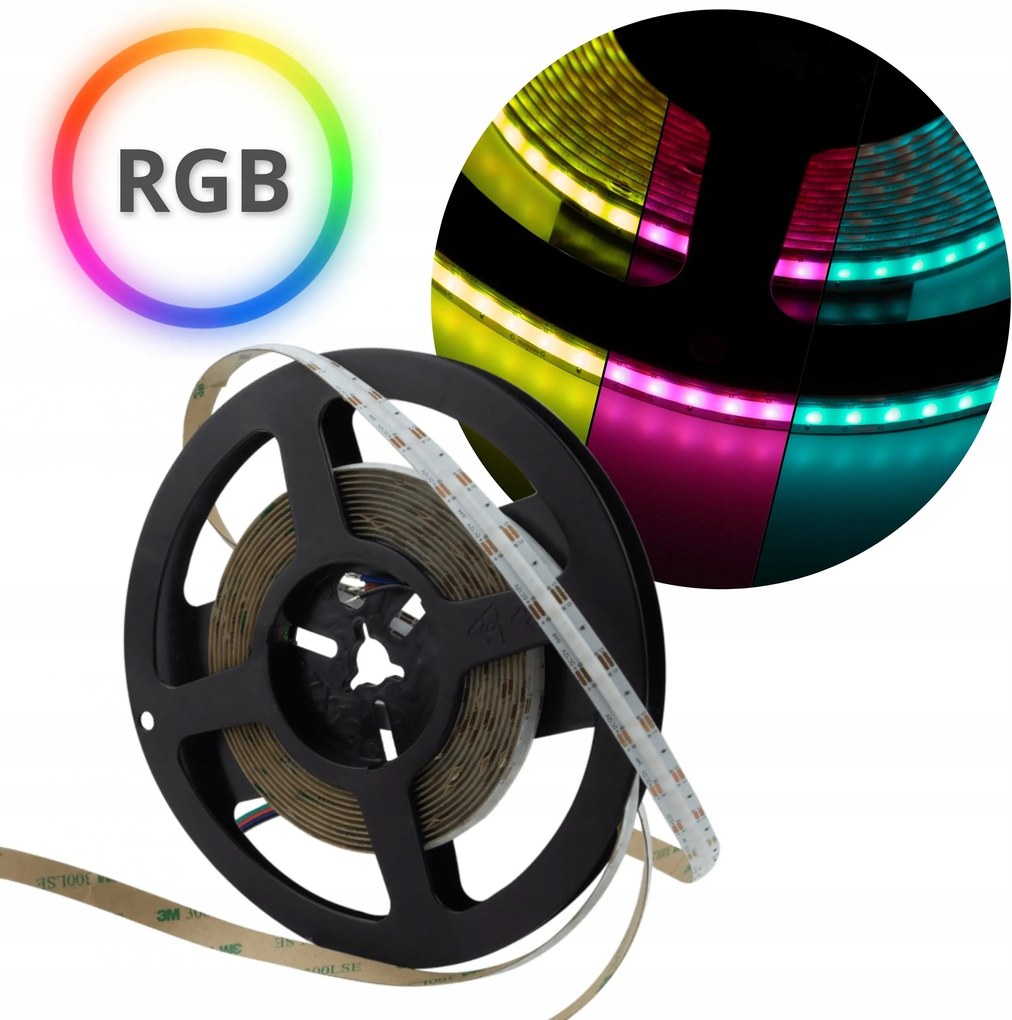 Led szalag Cob 450 15W/m Rgb 12V IP20/5m/P