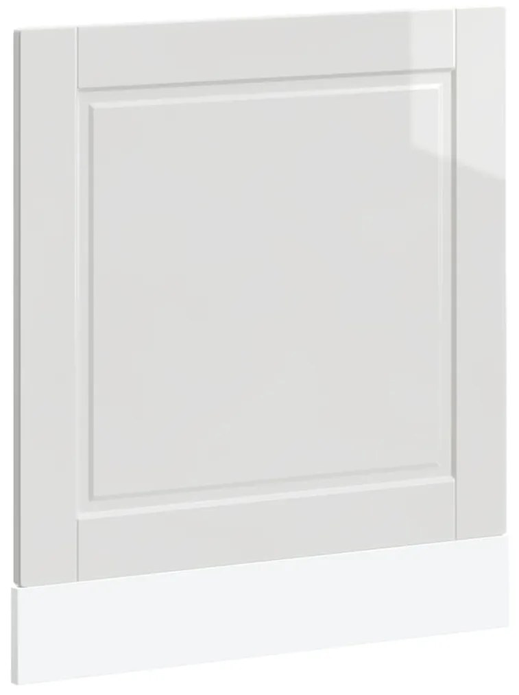 vidaXL mosogatógép panel Porto magasfényű fehér 60x1,5x67 cm gépi fa