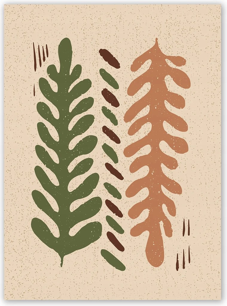 Boho Virág Modern Poszter Vászonkép 30x40cm #Z38