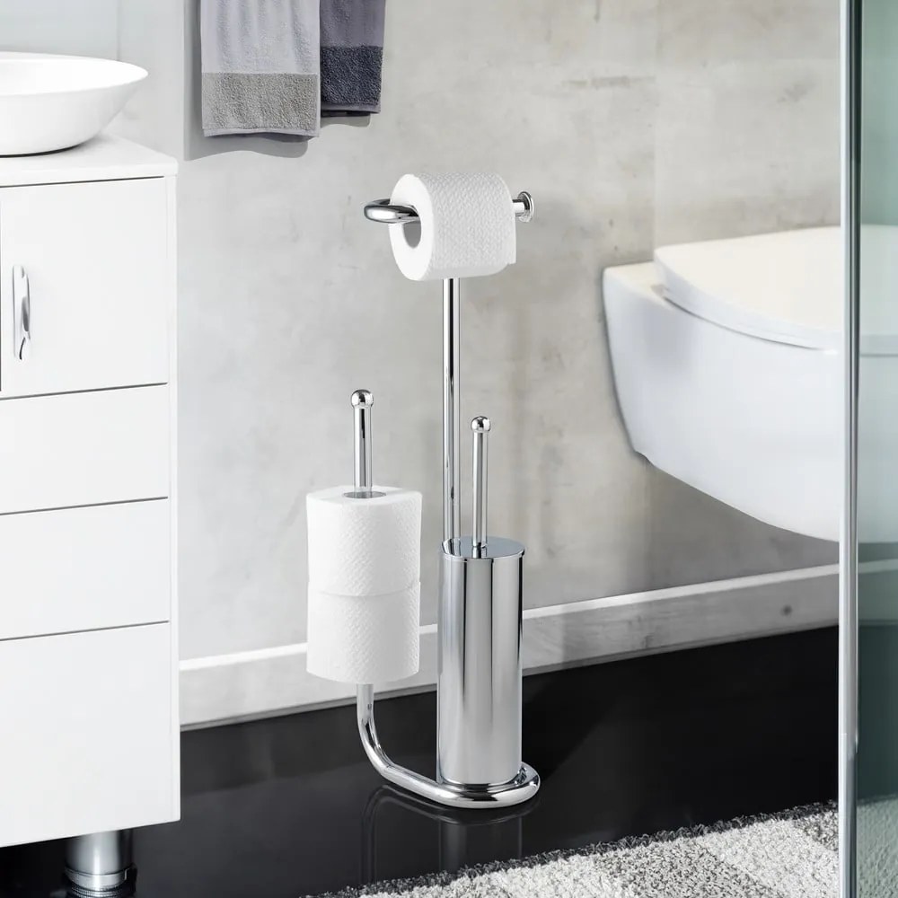 Universalo WC-papír és kefe tartó szett - Wenko