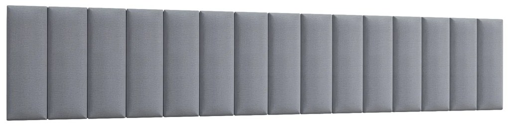 Kárpitozott panel 15 db. Quadra 300x60 cm (világosszürke). 1052005