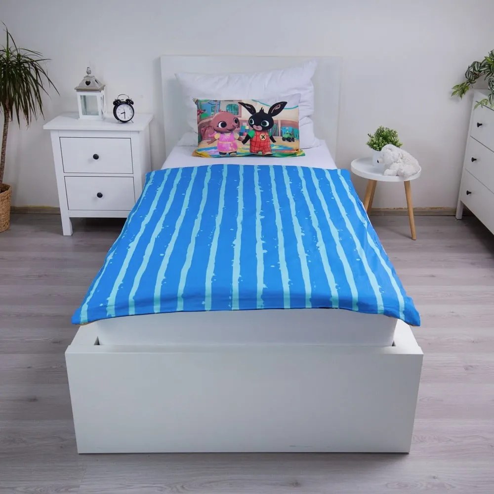 Pamut gyerek ágyneműhuzat babaágyhoz 100x135 cm Bing Bunny "Tower" – Jerry Fabrics