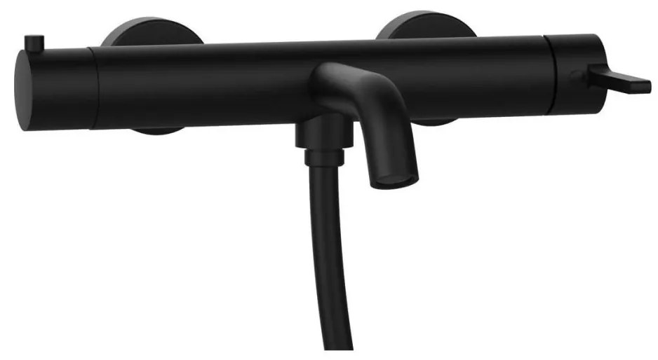 Sapho ICONIC fürdőkádszelep matt fekete kivitelben