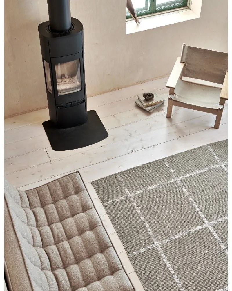 Bézs kültéri-beltéri futószőnyeg 70x225 cm Ada Dark Linen – Pappelina