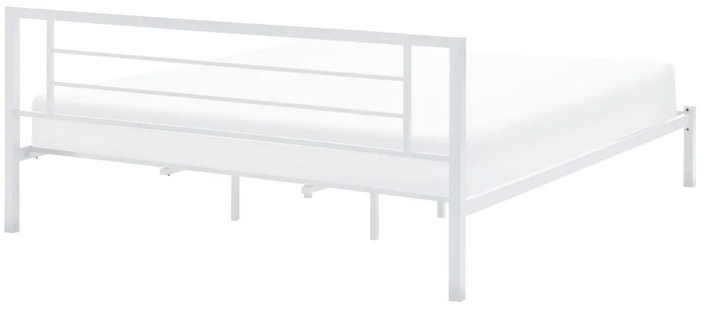 Franciaágy 180 cm CONNET (ágyráccsal) (fehér). 1007226