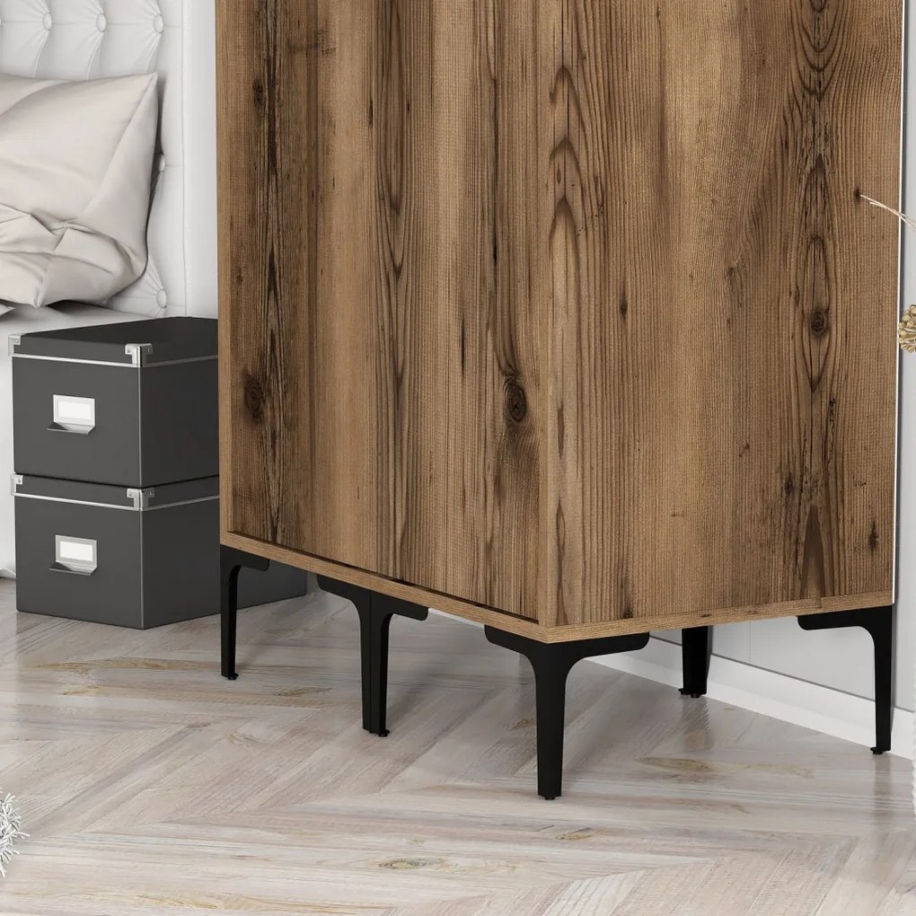 Kumsal gardróbszekrény, dió, 80 cm – TR845HCT5447