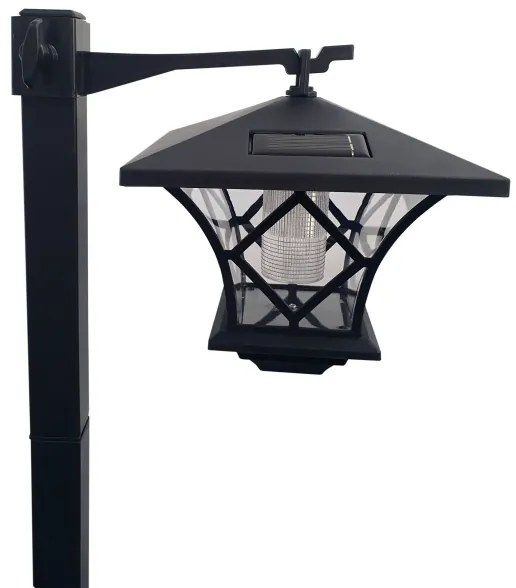 LED napelemes kültéri lámpa 3 az 1-ben LED/1,2V 200 mAh IP44 fekete