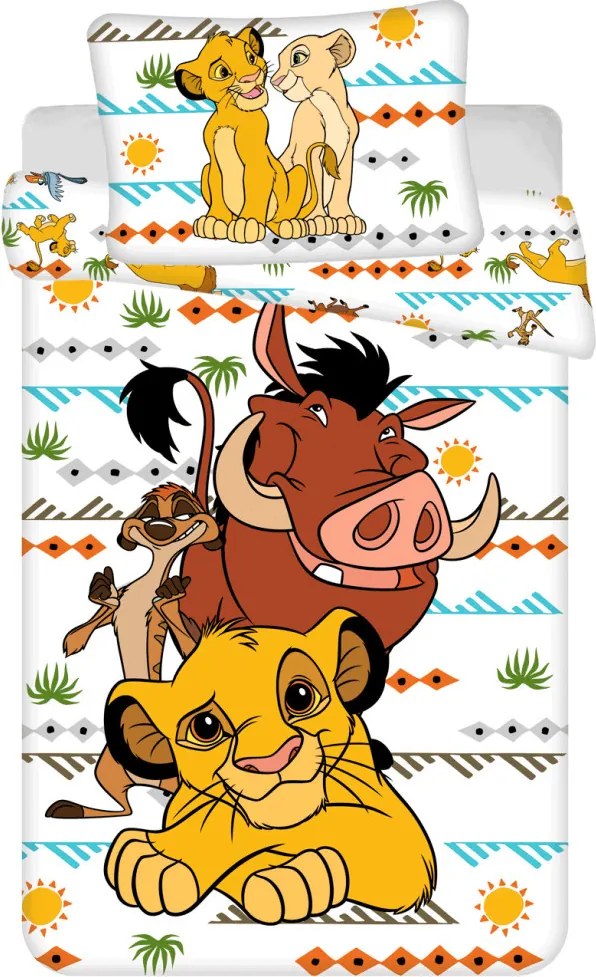 Disney Az Oroszlánkirály Africa ágyneműhuzat 140×200cm, 70×90 cm