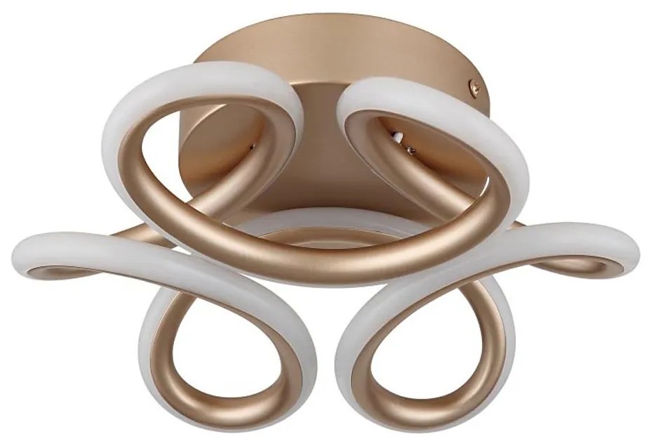 Globo 67386-24CH - MELISAND LED mennyezeti lámpa 24W/230V, 26 cm, arany