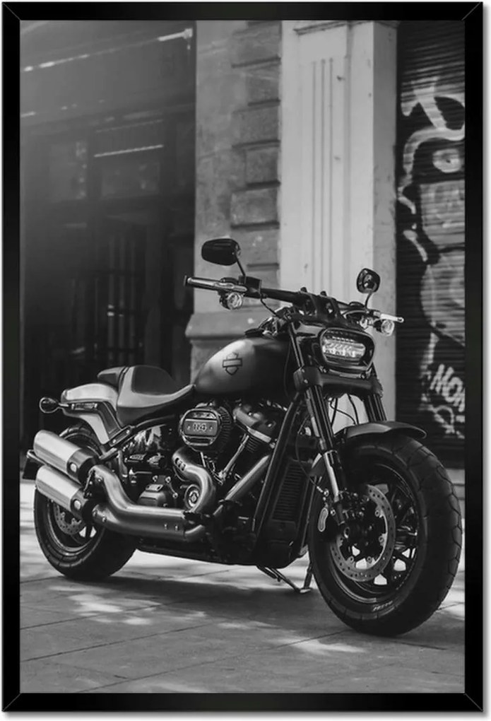 Poszterek keretben 40x60 Harley Davidson Motorkerékpár