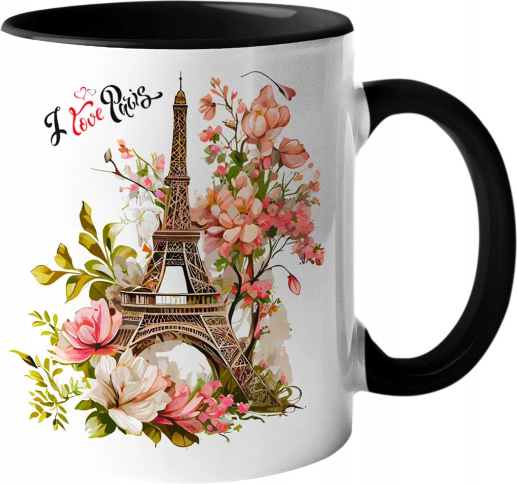 Csodaszép Bögre I Love Paris Eiffel Torony Kerámia Párizs Eiffel 330ml.