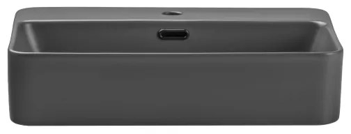 COMAD TRUST 2 MATT SÖTÉTSZÜRKE - TRUST 55x38 cm matt szürke mosdó pultba