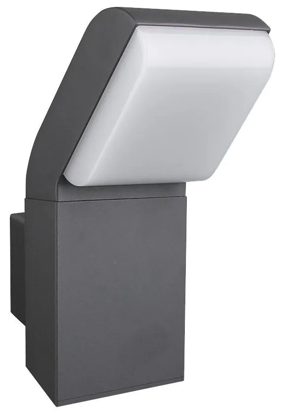 PREZENT 31303 MEDO Modern Kültéri Fali Lámpa Opál, Szürke LED IP44