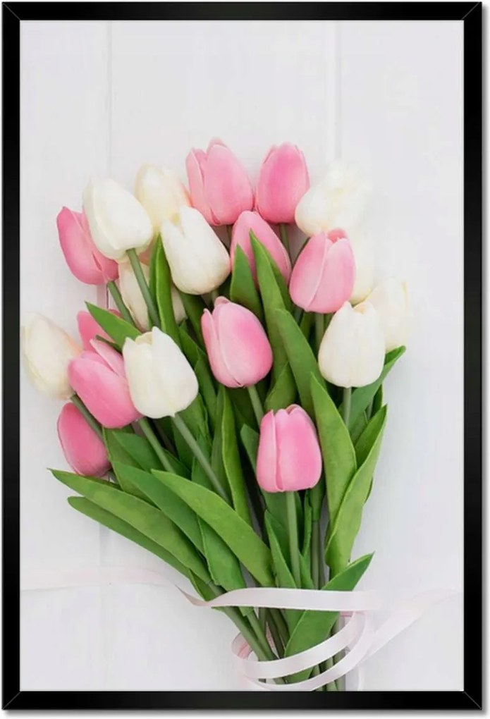 Poszterek keretben 40x60 Finom tulipánok
