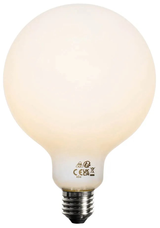 5 db E27 Dimmelhető LED izzó Opál G125 5W 450lm 2700K