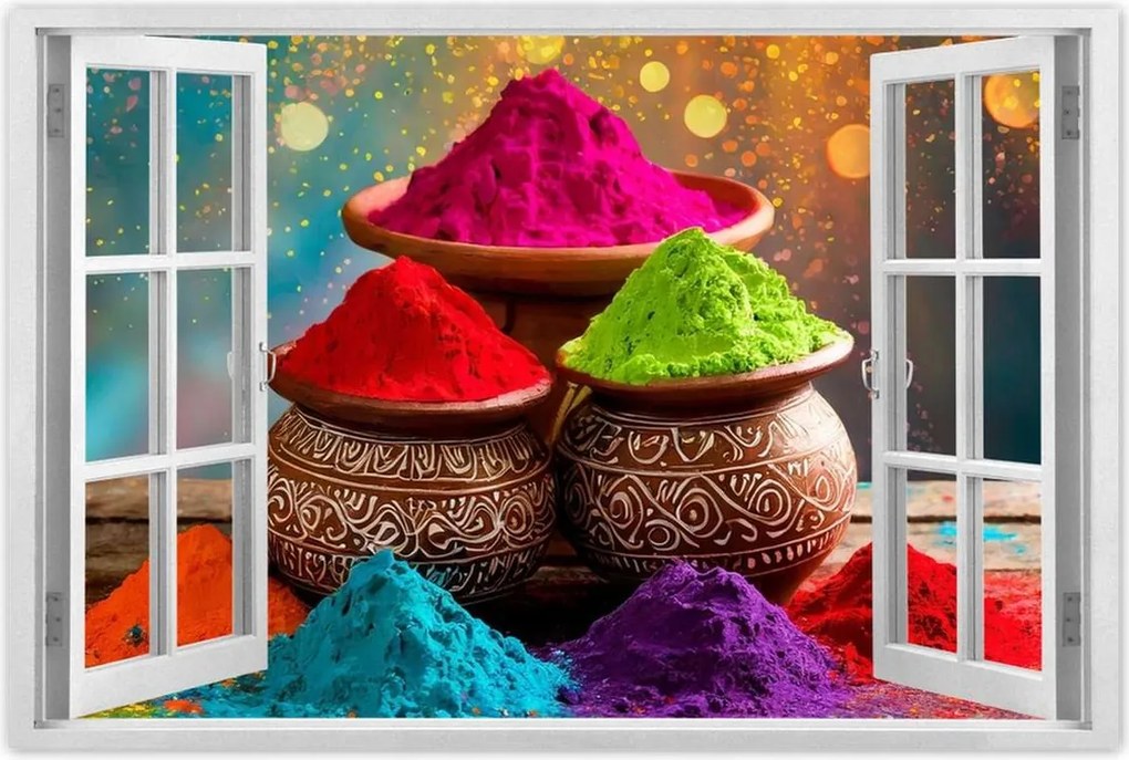 Poszterek 60x40 Színfesztivál Színes porok