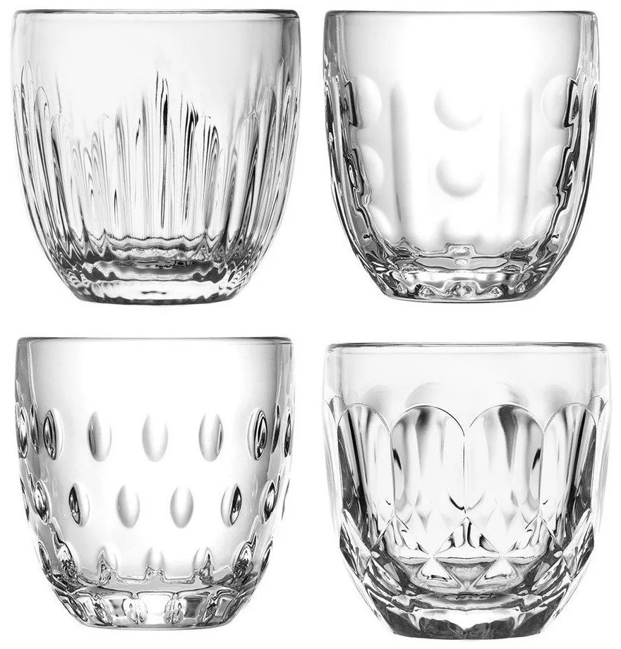 Pohár szett 4 db-os 220 ml Troquet – La Rochére