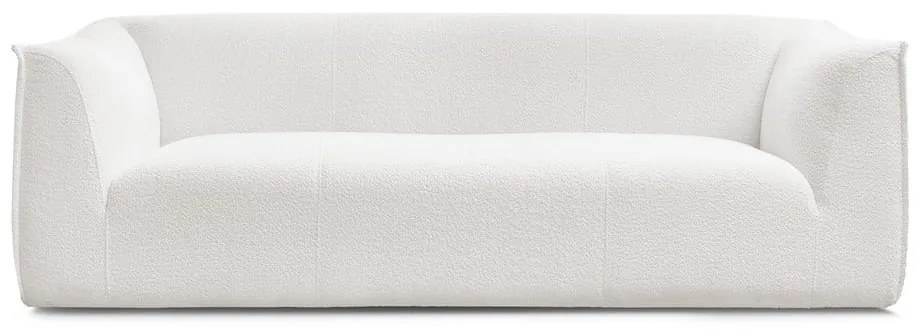 Fehér buklé kanapé 242 cm Giorgia – Bobochic Paris