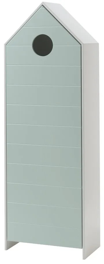 Casami mentazöld házikó ruhásszekrény - Vipack