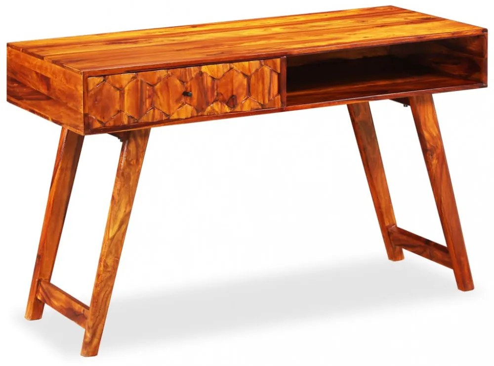 tömör kelet-indiai rózsafa íróasztal 118 x 50 x 76 cm