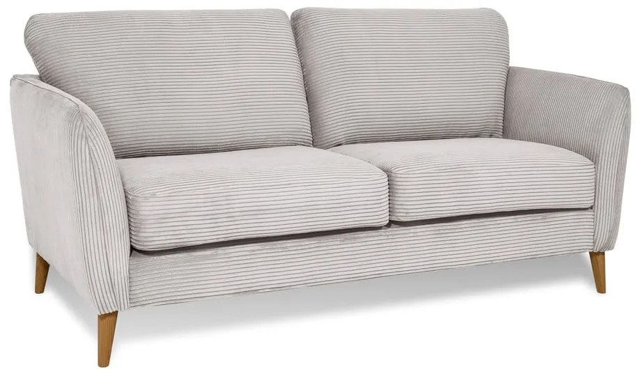 Világosszürke kordbársony kanapé 170 cm Paris – Scandic