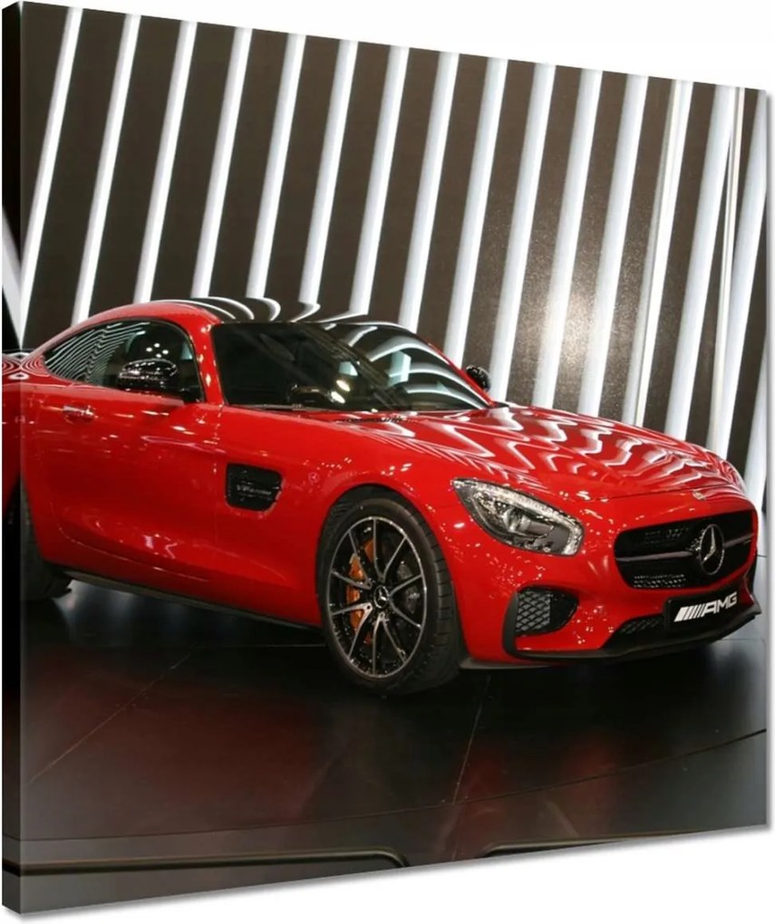 Vászonkép 40x40 Piros Mercedes Amg