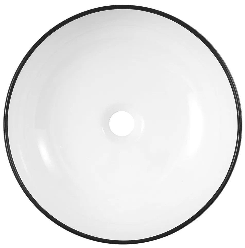 KR-98 WH/BL kerámia design mosdó