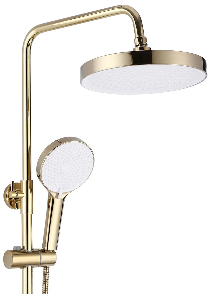 Zuhanyszett REA BLOOM WHITE GOLD