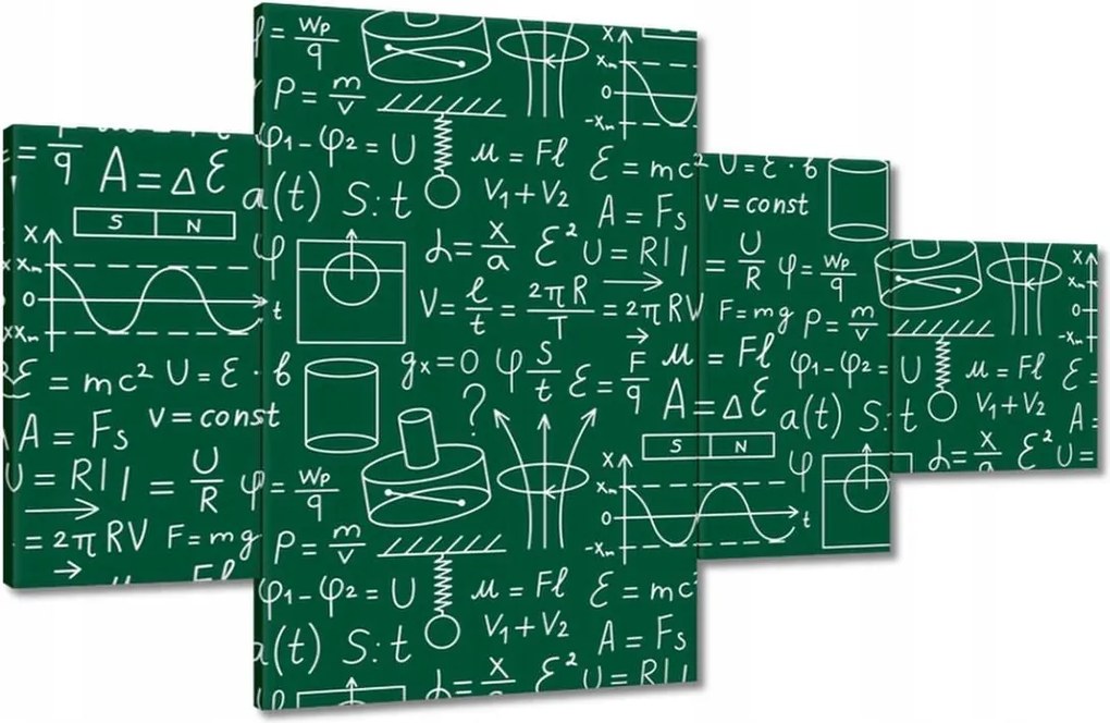 Festmények 130x80 Téma az iskola osztályába Fizika