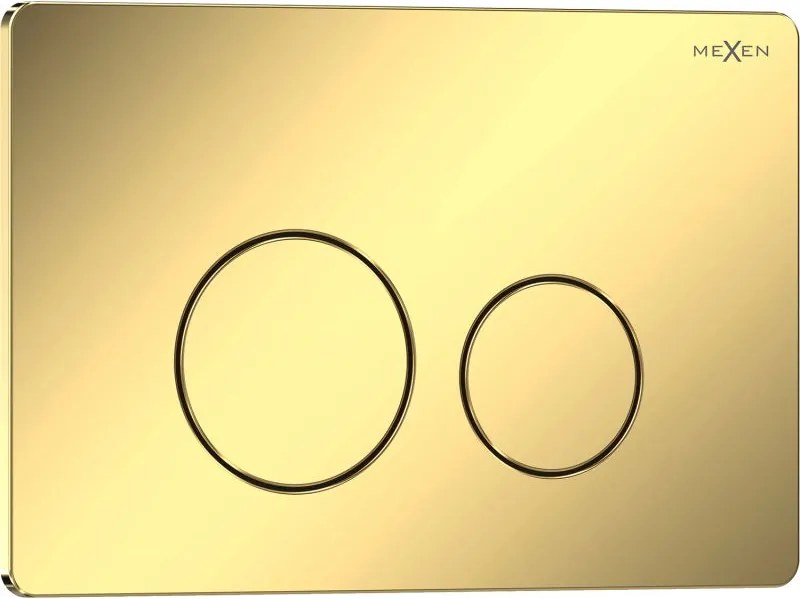 Mexen Tex 06 öblítőgomb rozsdamentes acél, pezsgő arany fényes - 6106-08
