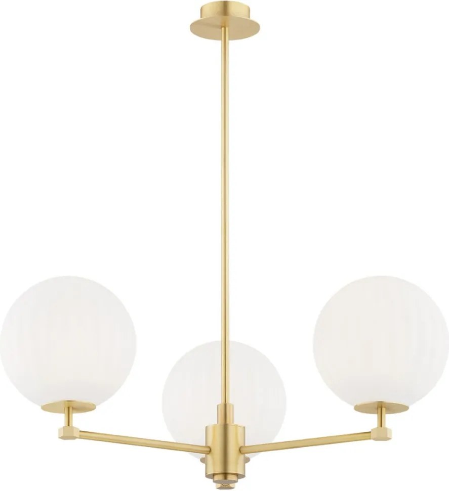 ARGON 6307 PALOMA Glamour Csillár Opál szőnyeg, Csiszolt sárgaréz E14 IP20