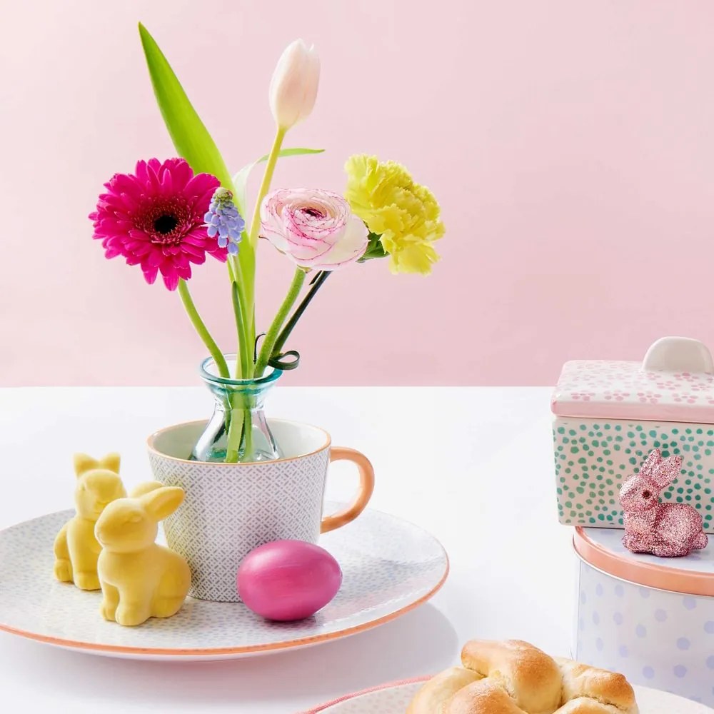 EASTER nyuszi sárga 7cm