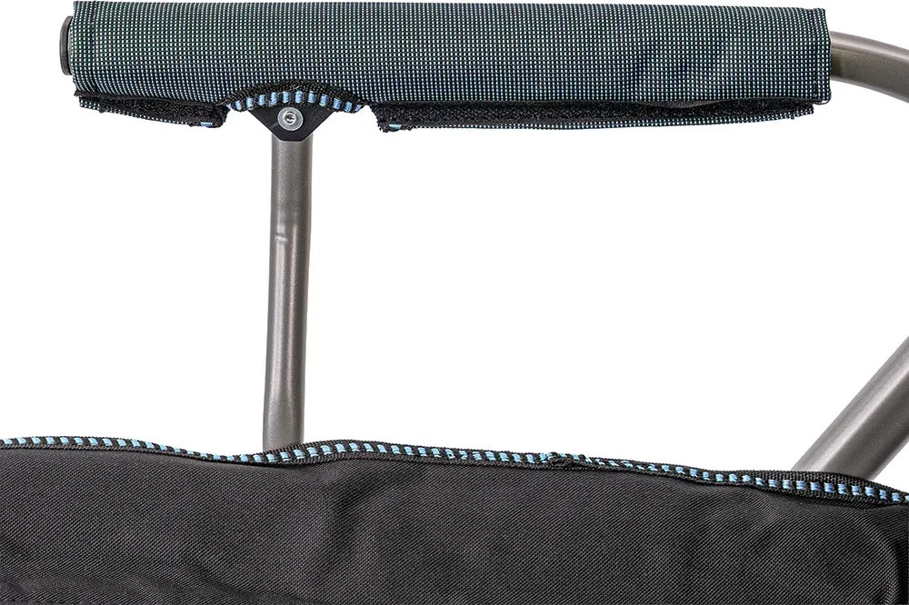 Leziter Comfort karfás horgász szék pohártartóval kék